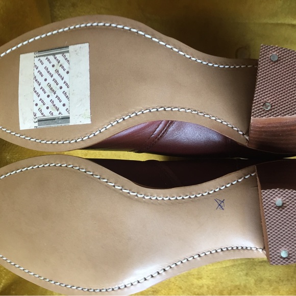 Vintage DEXTER Pull on Boot, Never Worn, Red/burgundy - Picture 5 of 6